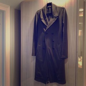 James Perse Olive Green Trenchcoat